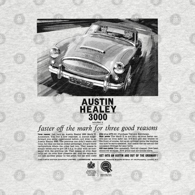 AUSTIN HEALEY 3000 - advert by Throwback Motors